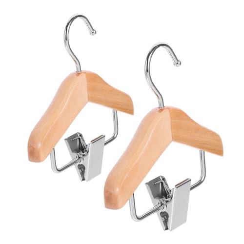 Toddmomy 2 Stück Mini Holz Kleiderbügel für Puppenkleidung Stabile Metall Holz Kombination für Puppenschränke Puppen Platzsparend Sicher zur Übersichtlichen Aufbewahrung von Doll Clothes Toddmomy 2 Stück Mini Holz Kleiderbügel für Puppenkleidung Stabile Metall Holz Kombination für Puppenschränke Puppen Platzsparend Sicher zur Übersichtlichen Aufbewahrung von Doll Clothes von Toddmomy