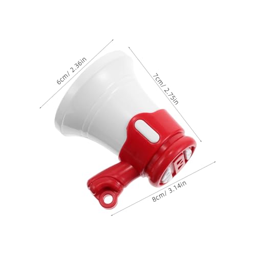 Toddmomy 2 Stück Mini Megafon Schlüsselanhänger mit Klarem Sound Tragbares Kinderhorn für DIY Projekte Teamgeschenke Geburtstags und Abschlussfeiern Accessoire für Rucksack und von Toddmomy