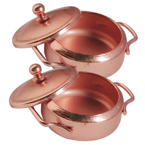 Toddmomy 2 Stück Mini- -Mini-Kochgeschirr Puppenhaus Miniküche Miniatur -Szenenzubehör Küchensimulationstöpfe Minikocher aus Metall Küche Miniherde Mini-Kocher Legierung Toddmomy 2 Stück Mini- -Mini-Kochgeschirr Puppenhaus Miniküche Miniatur -Szenenzubehör Küchensimulationstöpfe Minikocher aus Metall Küche Miniherde Mini-Kocher Legierung von Toddmomy