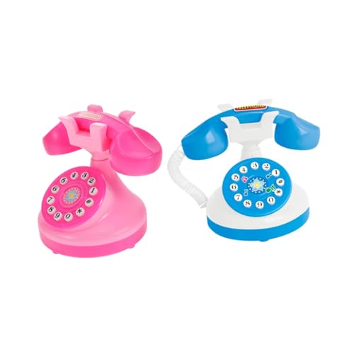 Toddmomy 2 Stück Mini Telefon So Tun Als Ob Telefon Gefälschte Telefone Outdoor Spielhaus Zubehör Kleinkind Mädchen Telefon Kleinkind Telefon Old School Telefon von Toddmomy