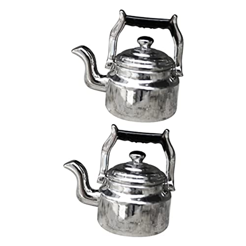 Toddmomy 2 Stück Mini Wasserkocher Kessel Miniaturartikel Puppe Simulation Wasserkocher Mini-Wasserkocher vorgeben, Wasserkocher zu Legierung Silver Toddmomy 2 Stück Mini Wasserkocher Kessel Miniaturartikel Puppe Simulation Wasserkocher Mini-Wasserkocher vorgeben, Wasserkocher zu Legierung Silver von Toddmomy