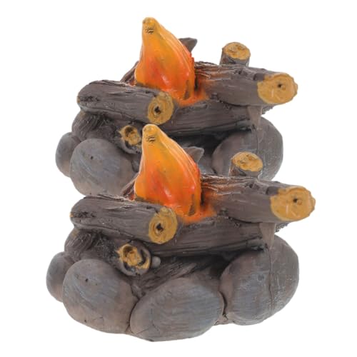 Toddmomy 2 Stück Miniatur Feuer Modell aus Harz Realistische Mikro Dekoration für Puppenhaus Garten und Outdoor Miniaturlandschaft Kunstvolle Gartendeko Figuren für Weihnachts und Toddmomy 2 Stück Miniatur Feuer Modell aus Harz Realistische Mikro Dekoration für Puppenhaus Garten und Outdoor Miniaturlandschaft Kunstvolle Gartendeko Figuren für Weihnachts und von Toddmomy