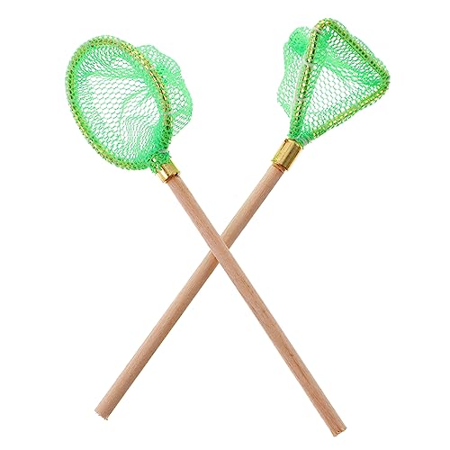 Toddmomy 2 Stück Miniatur Fischernetz Kompakt Langlebig zum Dekorieren von Miniaturhäusern und Mikrolandschaften Geeignet für Garten und Strandspiele Fantasievolle Outdoor Aktivitäten von Toddmomy