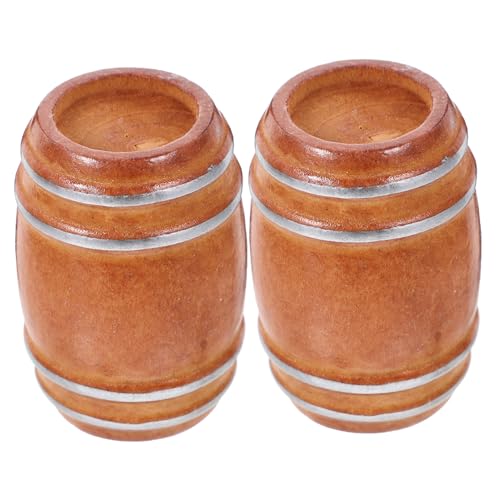 Toddmomy 2 Stück Miniatur Holzfass Teiliges Mini Barrel Modell für Puppenhaus Dekoration Zubehör für DIY Miniaturlandschaften und Sammlerstücke Toddmomy 2 Stück Miniatur Holzfass Teiliges Mini Barrel Modell für Puppenhaus Dekoration Zubehör für DIY Miniaturlandschaften und Sammlerstücke von Toddmomy
