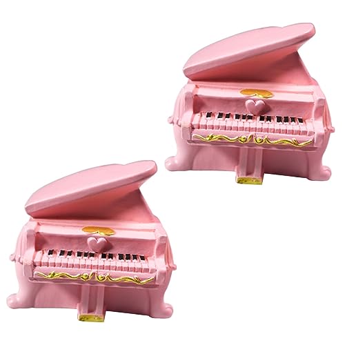 Toddmomy 2 Stück Miniatur Klavier Modell Rosa Piano Dekoration für Puppenhaus und DIY Projekte Detailreiche Musikinstrument Ornamente für Kreative Miniaturwelten Toddmomy 2 Stück Miniatur Klavier Modell Rosa Piano Dekoration für Puppenhaus und DIY Projekte Detailreiche Musikinstrument Ornamente für Kreative Miniaturwelten von Toddmomy