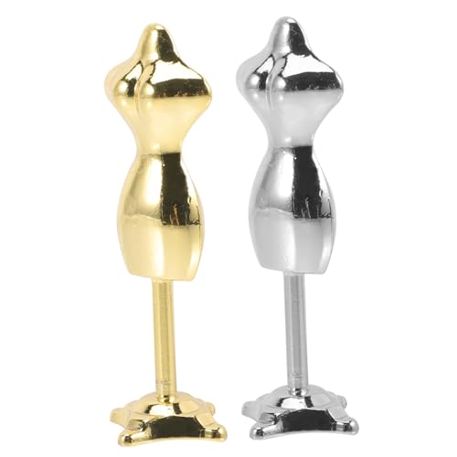 Toddmomy 2 Stück Miniatur Puppenkleiderständer Glänzend Gold und Silber Kompakte Puppen Kleidungsbügel mit Stabilem Kunststoffsockel für Kleidungspräsentation und Spielerischen Entwicklung Toddmomy 2 Stück Miniatur Puppenkleiderständer Glänzend Gold und Silber Kompakte Puppen Kleidungsbügel mit Stabilem Kunststoffsockel für Kleidungspräsentation und Spielerischen Entwicklung von Toddmomy