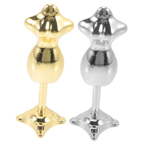 Toddmomy 2 Stück Miniatur Puppenständer Glänzend Gold und Silber Stabile Puppen kleiderhalter für Miniaturkleider Kindersicher Glatte Oberfläche zum Präsentieren von Puppenkleidung Toddmomy 2 Stück Miniatur Puppenständer Glänzend Gold und Silber Stabile Puppen kleiderhalter für Miniaturkleider Kindersicher Glatte Oberfläche zum Präsentieren von Puppenkleidung von Toddmomy