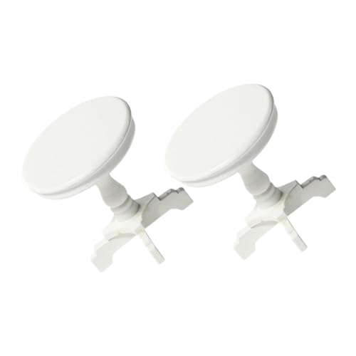 Toddmomy 2 Stück Miniatur Runder Beistelltisch aus Holz Teilig Weiß Puppenhaus Möbel Dekoration für Puppenstube und Feengarten Kreative Fotografie Requisiten Toddmomy 2 Stück Miniatur Runder Beistelltisch aus Holz Teilig Weiß Puppenhaus Möbel Dekoration für Puppenstube und Feengarten Kreative Fotografie Requisiten von Toddmomy