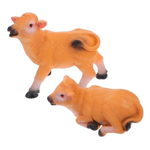 Toddmomy 2 Stück Miniature Kuhfigurinen Realistische Harz Kühe für Garten Puppenhaus und Dekoration Handbemalte Tierfiguren als Geschenkidee für Sammler und Besondere Anlässe Toddmomy 2 Stück Miniature Kuhfigurinen Realistische Harz Kühe für Garten Puppenhaus und Dekoration Handbemalte Tierfiguren als Geschenkidee für Sammler und Besondere Anlässe von Toddmomy