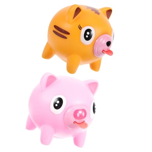 Toddmomy 2 Stück Niedliche Stressabbau Tier quetschspielzeuge mit Herausgestreckter Tragbare Squeeze Toys Lustige Druckentlastung für Party und Alltag Schwein Tiger Toddmomy 2 Stück Niedliche Stressabbau Tier quetschspielzeuge mit Herausgestreckter Tragbare Squeeze Toys Lustige Druckentlastung für Party und Alltag Schwein Tiger von Toddmomy