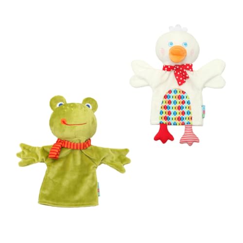 Toddmomy 2 Stück Niedliche Teilig Handpuppen Frosch Ente Plüschspielzeug Interaktives Kuscheltier Eltern Junge Mädchen für Kindergarten und Zuhause Pädagogisch und Kreativ Toddmomy 2 Stück Niedliche Teilig Handpuppen Frosch Ente Plüschspielzeug Interaktives Kuscheltier Eltern Junge Mädchen für Kindergarten und Zuhause Pädagogisch und Kreativ von Toddmomy
