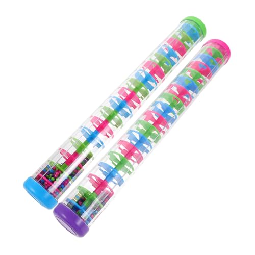 Toddmomy 2 Stück Orff Music -lehrwerkzeuge Regen-Instrument Regenstab-Instrument Regen-Stick-Shaker Regenmacher- Musikalisches Sensorisches Kindermusikinstrumente Plastik Toddmomy 2 Stück Orff Music -lehrwerkzeuge Regen-Instrument Regenstab-Instrument Regen-Stick-Shaker Regenmacher- Musikalisches Sensorisches Kindermusikinstrumente Plastik von Toddmomy