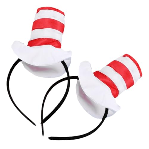 Toddmomy 2 Stück Party Haarband mit Hut Design Dekorativer Kopfschmuck für Feiern Cosplay Zubehör für Festivals und Veranstaltungen Toddmomy 2 Stück Party Haarband mit Hut Design Dekorativer Kopfschmuck für Feiern Cosplay Zubehör für Festivals und Veranstaltungen von Toddmomy