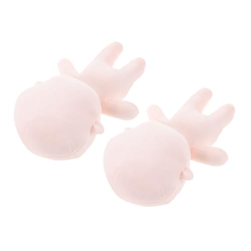Toddmomy 2 Stück Plüschpuppe mit Skelettrahmen Weiche Niedliche Blanko Puppe zum Selbergestalten Tragbares Kuscheltier für Kreatives DIY Detailreich Verarbeitet für Sammler von Toddmomy