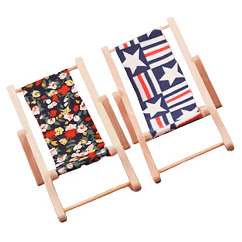Toddmomy 2 Stück Puppenhaus Möbel Dekoratives Mini Lounge Chair Design Handyhalter und Deko für Kinderzimmer von Toddmomy