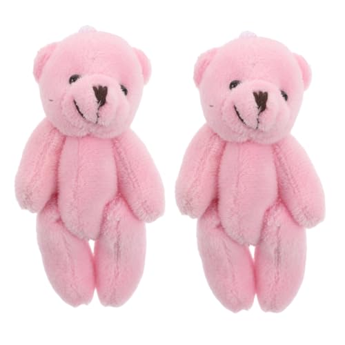 Toddmomy 2 Stück Puppenhauspuppe Kleiner Plüschbär Kleine Bärenspielzeug Bär Plüsch Minibären für die Babyparty Plüschbärenpuppe Mini-Plüschbär Kleiner ausgestopfter Bär kurzer Plüsch Rosa Toddmomy 2 Stück Puppenhauspuppe Kleiner Plüschbär Kleine Bärenspielzeug Bär Plüsch Minibären für die Babyparty Plüschbärenpuppe Mini-Plüschbär Kleiner ausgestopfter Bär kurzer Plüsch Rosa von Toddmomy