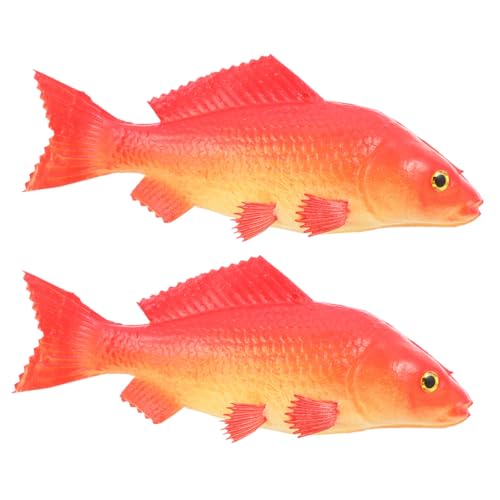 Toddmomy 2 Stück Realistische PU Fischmodell Lebensechte Künstliche Fischfigur aus Robustem Material Leichte Deko für Wohnraum Kinderzimmer Teich Naturgetreue Simulation und Edukatives Toddmomy 2 Stück Realistische PU Fischmodell Lebensechte Künstliche Fischfigur aus Robustem Material Leichte Deko für Wohnraum Kinderzimmer Teich Naturgetreue Simulation und Edukatives von Toddmomy
