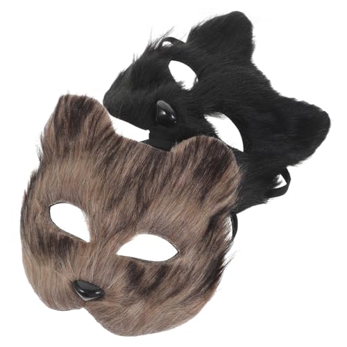 Toddmomy 2 Stück Realistische Plüsch Fuchsmaske mit Elastischem Band Halbes Gesicht Party und Halloween Kostümmaske Langlebige Kunststoffmaske für Damen und Herren Toddmomy 2 Stück Realistische Plüsch Fuchsmaske mit Elastischem Band Halbes Gesicht Party und Halloween Kostümmaske Langlebige Kunststoffmaske für Damen und Herren von Toddmomy