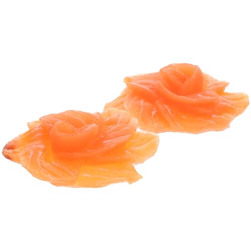 Toddmomy 2 Stück Realistische Scheiben Künstliche Lachsmodelle für Dekoration und Fotografie für Küche Restaurant Supermarkt Kindergarten Hotel Nachbildung von Sushi Requisiten Toddmomy 2 Stück Realistische Scheiben Künstliche Lachsmodelle für Dekoration und Fotografie für Küche Restaurant Supermarkt Kindergarten Hotel Nachbildung von Sushi Requisiten von Toddmomy