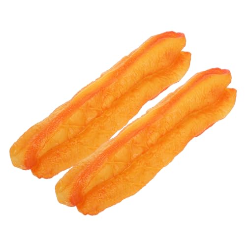 Toddmomy 2 Stück Realistisches Frittierte Lebensmittelmodell Künstliche Frühstücksdekoration aus PVC Simuliertes Brotspielzeug für Fotografie und Schaufensterdekoration Toddmomy 2 Stück Realistisches Frittierte Lebensmittelmodell Künstliche Frühstücksdekoration aus PVC Simuliertes Brotspielzeug für Fotografie und Schaufensterdekoration von Toddmomy