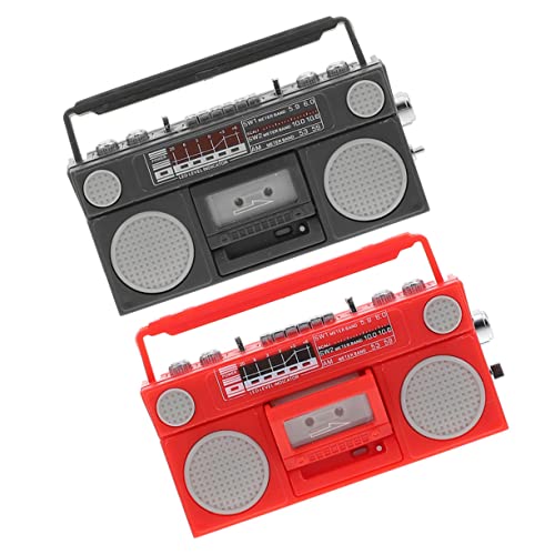 Toddmomy 2stücke Miniatur Retro Radio Modell Puppenhaus Dekoration Vintage Radio Figuren Aus Hochwertigem Für Mini Häuser Und Spielzeughäuser Toddmomy 2stücke Miniatur Retro Radio Modell Puppenhaus Dekoration Vintage Radio Figuren Aus Hochwertigem Für Mini Häuser Und Spielzeughäuser von Toddmomy