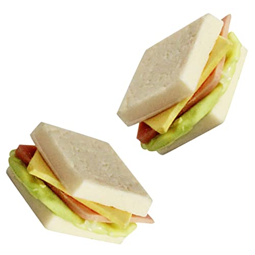 Toddmomy 2 Stück Sandwich-Modell Sandwich- Brotmodell Gefälschtes Sandwich Puppenhaus-Miniatur-Essen Miniatur-Food-Modell Miniaturessen Für Puppenhaus Modelle Harz Toddmomy 2 Stück Sandwich-Modell Sandwich- Brotmodell Gefälschtes Sandwich Puppenhaus-Miniatur-Essen Miniatur-Food-Modell Miniaturessen Für Puppenhaus Modelle Harz von Toddmomy