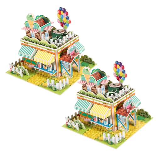 Toddmomy 2 Stück Schaumstoff Puzzle Teilig Eiscremeladen Modell Bausatz für Erwachsene DIY Handwerk Lernspielzeug Sicher und Leicht zu Montieren Toddmomy 2 Stück Schaumstoff Puzzle Teilig Eiscremeladen Modell Bausatz für Erwachsene DIY Handwerk Lernspielzeug Sicher und Leicht zu Montieren von Toddmomy