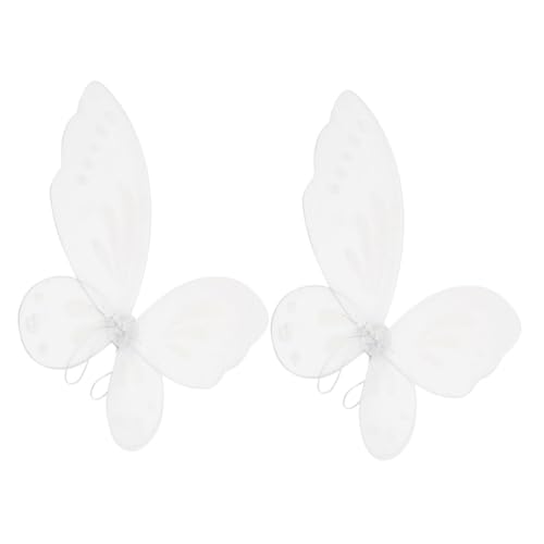 Toddmomy 2stücke Mädchen Schmetterlingsflügel Einstellbare Flügel Für Mädchen Kostüm-Accessoires Für Geburtstagsfeiern Halloween Und Auftritte von Toddmomy