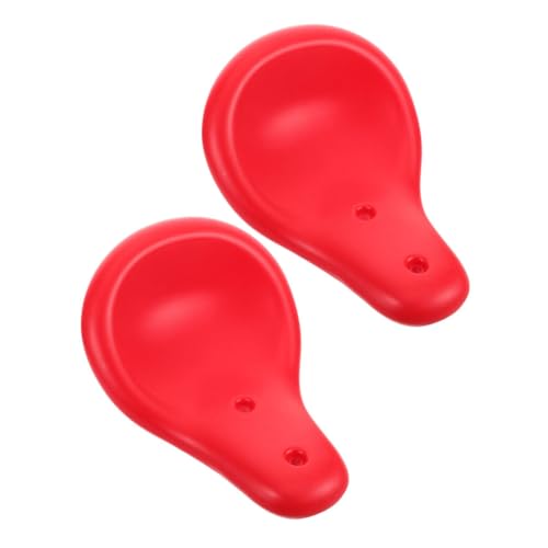 Toddmomy 2 Stück Seesaw Sitzpolster für Outdoor Spielplatzgeräte Ergonomische Polsterung für Verbesserung von Komfort und Rote Ersatzteile für Spielgeräte von Toddmomy