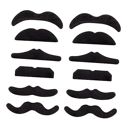 Toddmomy 2 Stück Selbstklebender Fake Bart Oberlippenbart Halloween Kostüm Zubehör für Erwachsene Cosplay Party Verkleidung Masquerade Requisiten Toddmomy 2 Stück Selbstklebender Fake Bart Oberlippenbart Halloween Kostüm Zubehör für Erwachsene Cosplay Party Verkleidung Masquerade Requisiten von Toddmomy
