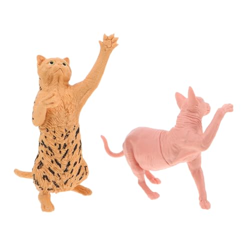 Toddmomy 2 Stück Simulierte Haarlose Katzenspielzeuge Realistische Katzenmodelle Katzen-actionfiguren Harzkatze -Figur Simulation Tiermodell Miniatur-katzenfiguren Modellkatze Plastik Toddmomy 2 Stück Simulierte Haarlose Katzenspielzeuge Realistische Katzenmodelle Katzen-actionfiguren Harzkatze -Figur Simulation Tiermodell Miniatur-katzenfiguren Modellkatze Plastik von Toddmomy