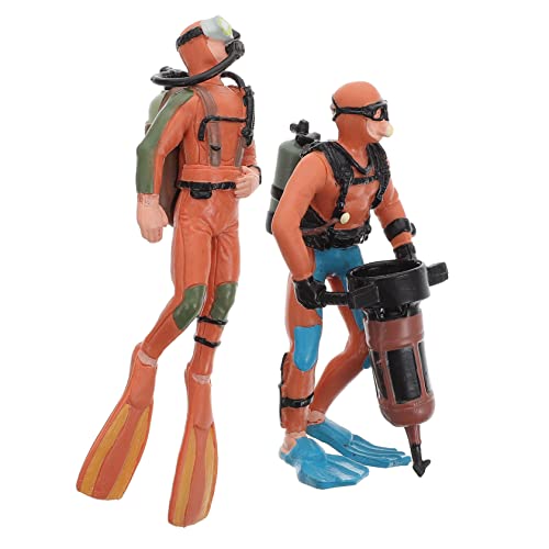 Toddmomy 2 Stück Simulierte Taucher Figuren Niedliche Unterwasserforscher Puppen für Dekorative Zwecke und Kinderspielzeug für Aquarien und Kreative Deko Toddmomy 2 Stück Simulierte Taucher Figuren Niedliche Unterwasserforscher Puppen für Dekorative Zwecke und Kinderspielzeug für Aquarien und Kreative Deko von Toddmomy