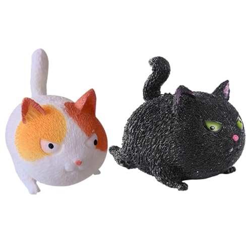 Toddmomy 2 Stück Stress Relief Katzenfigur Sanft und Handfreundlich Niedliches Dekor Entspannendes Ventilationsspielzeug für Erwachsene Toddmomy 2 Stück Stress Relief Katzenfigur Sanft und Handfreundlich Niedliches Dekor Entspannendes Ventilationsspielzeug für Erwachsene von Toddmomy
