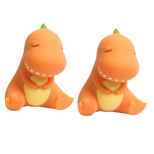 Toddmomy 2 Stück Stretchige Dinosaurier Squeeze spielzeuge Tragbares Stressabbau Lustige Dinosaurier Figuren für Partydekoration und Beruhigendes Zappelspielzeug Zufällige Zufällige Farbe von Toddmomy