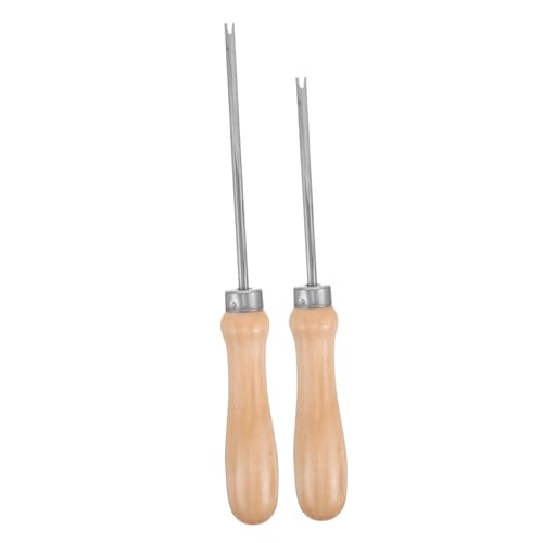 Toddmomy 2 Stück Tamponwerkzeuge Füllwerkzeug Für Stofftiere Füllwerkzeug Für Baumwollpuppen Baumwollpuppen-bastelwerkzeug DIY Stoffed Crafting Tool Baumwollpuppen-Werkzeug Awl Nähen Metall von Toddmomy