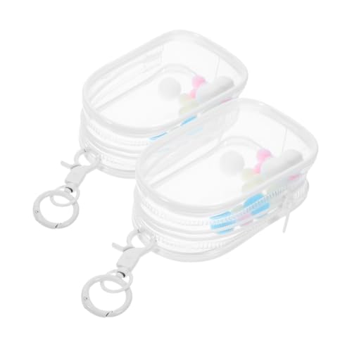 Toddmomy 2 Stück Tasche Mini Figuren Vitrine Puppenvitrine Transparente Vitrine Für Figuren Puppen Display Tasche Puppen Aufbewahrungstasche Transparente Display Tasche Für Puppen von Toddmomy