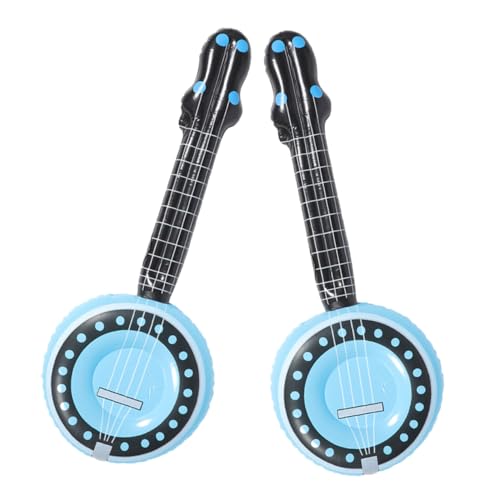 Toddmomy 2 Stück Teiliges Aufblasbares PVC Musikinstrument Sicher Strapazierfähig Bühnenrequisit Geschenk für Mädchen Jungen von Toddmomy