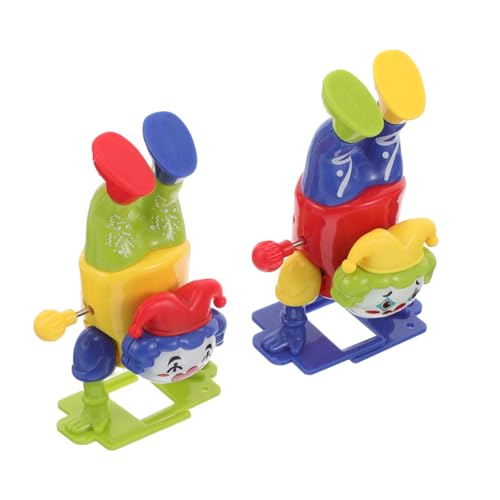 Toddmomy 2 Stück Teiliges Aufziehspielzeug Clown mit Bunte Akrobatische Spaßfigur Robuste Vintage Dekoration Kinderfreundliches Partygeschenk Einfach zu Bedienen Lustiges Sammlerstück Toddmomy 2 Stück Teiliges Aufziehspielzeug Clown mit Bunte Akrobatische Spaßfigur Robuste Vintage Dekoration Kinderfreundliches Partygeschenk Einfach zu Bedienen Lustiges Sammlerstück von Toddmomy