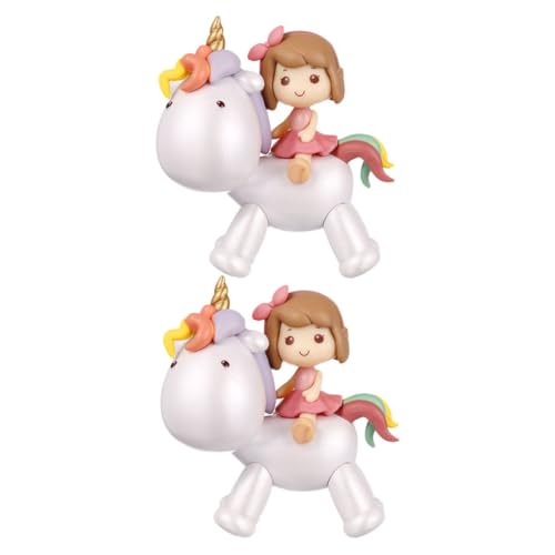 Toddmomy 2 Stück Teiliges Einhorn Mädchen Cake Topper Pvc figur Deko für Shower Torten Geburtstag Party Tischdekoration Toddmomy 2 Stück Teiliges Einhorn Mädchen Cake Topper Pvc figur Deko für Shower Torten Geburtstag Party Tischdekoration von Toddmomy