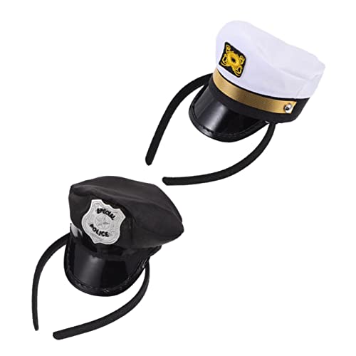 Toddmomy 2 Stück Teiliges Halloween Cosplay Matrosen Kapitänsmütze Haarband Leicht Atmungsaktiv für Kostüm Party Zubehör Mädchen Jungen Toddmomy 2 Stück Teiliges Halloween Cosplay Matrosen Kapitänsmütze Haarband Leicht Atmungsaktiv für Kostüm Party Zubehör Mädchen Jungen von Toddmomy