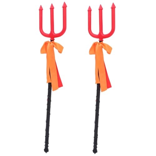 Toddmomy 2 Stück Teiliges Halloween Dämon Dreizack Leichtes Kunststoff Requisit mit Realistischem Design Detailgetreu und Komfortabel für Erwachsene Kostüm Cosplay Party Toddmomy 2 Stück Teiliges Halloween Dämon Dreizack Leichtes Kunststoff Requisit mit Realistischem Design Detailgetreu und Komfortabel für Erwachsene Kostüm Cosplay Party von Toddmomy