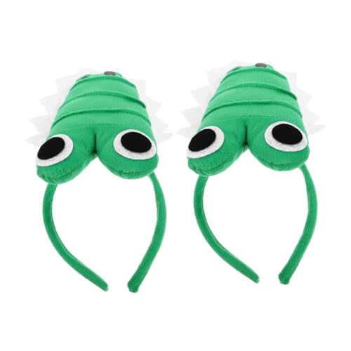 Toddmomy 2 Stück Teiliges Halloween Haarband Krokodil Kopfschmuck Tierdesign Lustiges Stirnband für Party Cosplay Festival Bühnenauftritte Toddmomy 2 Stück Teiliges Halloween Haarband Krokodil Kopfschmuck Tierdesign Lustiges Stirnband für Party Cosplay Festival Bühnenauftritte von Toddmomy