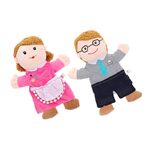 Toddmomy 2 Stück Teiliges Handpuppen Familie Plüsch Handspielpuppen Elternfiguren für Theater Kreatives Lernspielzeug Bühnenperformance Geeignet für Jungen Mädchen Toddmomy 2 Stück Teiliges Handpuppen Familie Plüsch Handspielpuppen Elternfiguren für Theater Kreatives Lernspielzeug Bühnenperformance Geeignet für Jungen Mädchen von Toddmomy