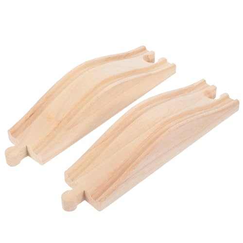 Toddmomy 2 Stück Teiliges Holz Schienen für Gleise mit Neigungen Zubehör für Holzeisenbahnen Fördert Kreativität und Soziale Interaktion Toddmomy 2 Stück Teiliges Holz Schienen für Gleise mit Neigungen Zubehör für Holzeisenbahnen Fördert Kreativität und Soziale Interaktion von Toddmomy