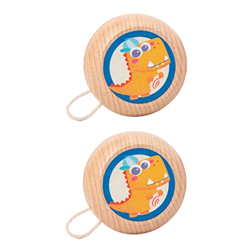 Toddmomy 2 Stück Teiliges Holz Yo Yo mit Bunten Tiermustern Pädagogisches Geschicklichkeitsspielzeug für Robustes Handliches Design Handgelenkstärke und Spielerischen Früherziehung Toddmomy 2 Stück Teiliges Holz Yo Yo mit Bunten Tiermustern Pädagogisches Geschicklichkeitsspielzeug für Robustes Handliches Design Handgelenkstärke und Spielerischen Früherziehung von Toddmomy