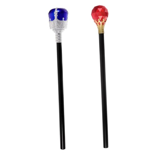 Toddmomy 2 Stück Teiliges König Königin Leichtes Cosplay Party Requisite Vielseitiges Rollenspiel Accessoire für Halloween und Mottofeste Fördert Kreativität und Fantasie von Toddmomy