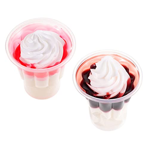 Toddmomy 2 Stück Teiliges Künstliches Eiscreme Modell Realistische Eiscreme Nachbildung Fotorequisite und Dekoration Geeignet für Schaufenster Party und Kinderspielzeug Detailgetreu und Toddmomy 2 Stück Teiliges Künstliches Eiscreme Modell Realistische Eiscreme Nachbildung Fotorequisite und Dekoration Geeignet für Schaufenster Party und Kinderspielzeug Detailgetreu und von Toddmomy