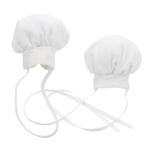 Toddmomy 2 Stück Teiliges Mini Kochmützen für Puppen Weiße Chef Hüte mit Elastischem Band und Schleife Weiche Leichte Küchenmützen für Kleine Stofftiere und Rollenspiele Toddmomy 2 Stück Teiliges Mini Kochmützen für Puppen Weiße Chef Hüte mit Elastischem Band und Schleife Weiche Leichte Küchenmützen für Kleine Stofftiere und Rollenspiele von Toddmomy