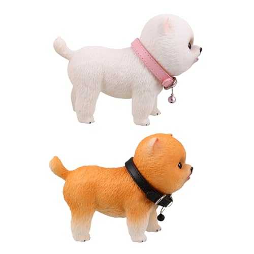 Toddmomy 2 Stück Teiliges Pomeranian Welpen Figurinen aus Weichem Vinyl Realistische Simulation Hundemodelle Niedliche Haustier Deko für Sammler Tragbare Hunde Spielzeuge Toddmomy 2 Stück Teiliges Pomeranian Welpen Figurinen aus Weichem Vinyl Realistische Simulation Hundemodelle Niedliche Haustier Deko für Sammler Tragbare Hunde Spielzeuge von Toddmomy