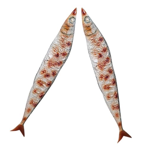 Toddmomy 2 Stück Teiliges Realistisches Grillfisch Modell aus Detailgetreues BBQ Saury Lebensnahes Lebensmittel Deko für Kinderküche Food Props zur Rollenspiel und Ladendekoration Toddmomy 2 Stück Teiliges Realistisches Grillfisch Modell aus Detailgetreues BBQ Saury Lebensnahes Lebensmittel Deko für Kinderküche Food Props zur Rollenspiel und Ladendekoration von Toddmomy